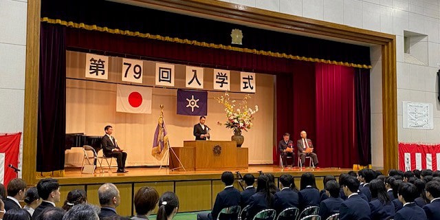 入学式の写真