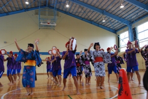 有志企画の様子　エイサー隊