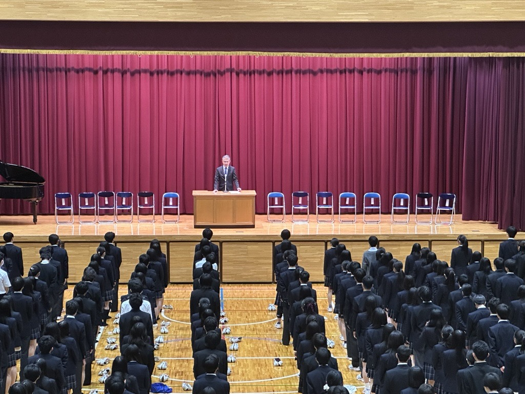 始業式写真