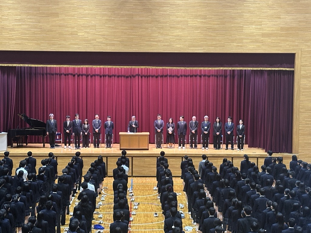 着任式写真