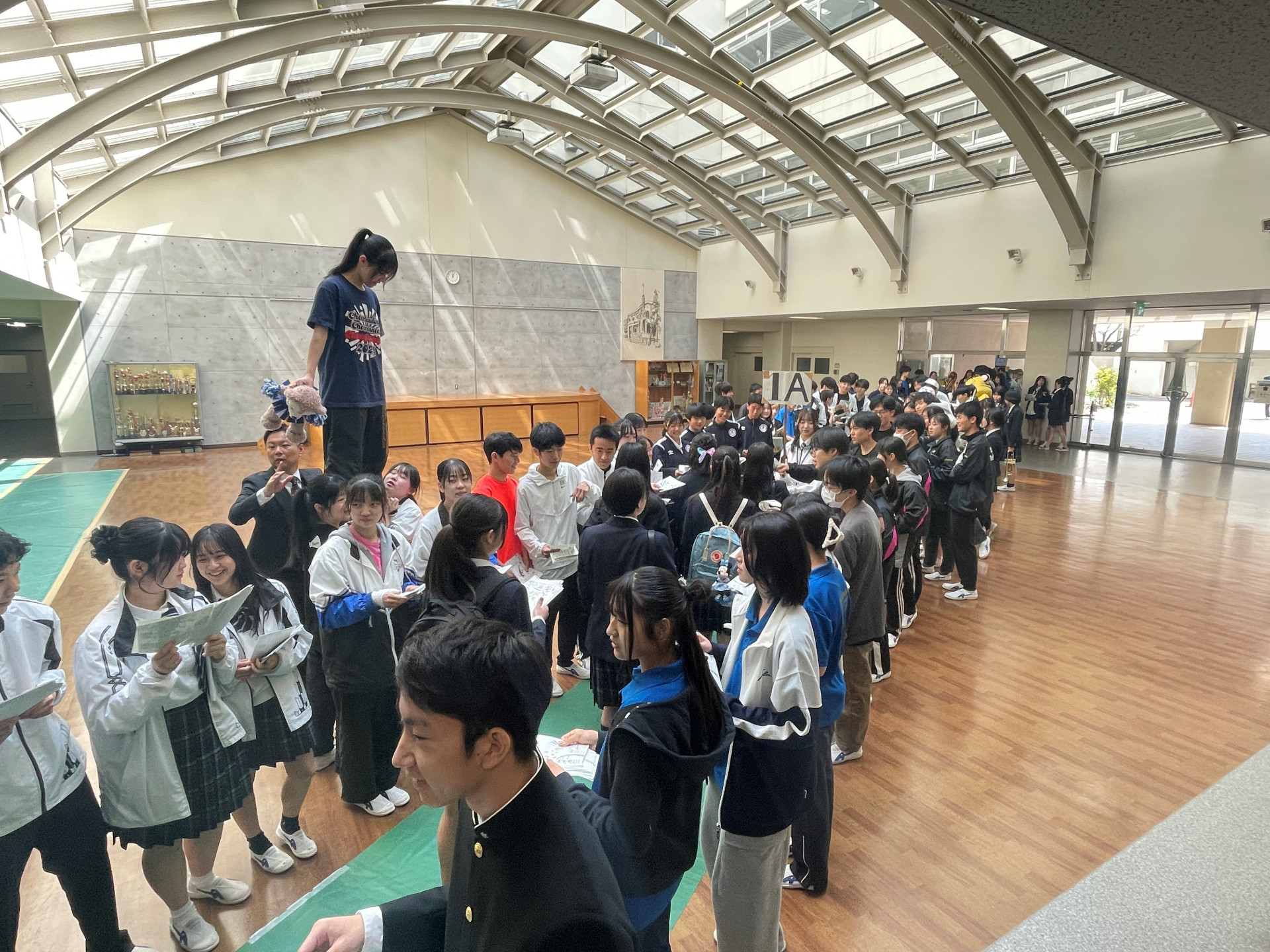 部活動ビラ配り
