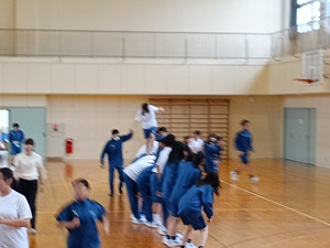 R7体育祭前日1年生