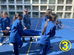 R7防災訓練-救急搬送