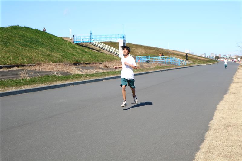 男子1位