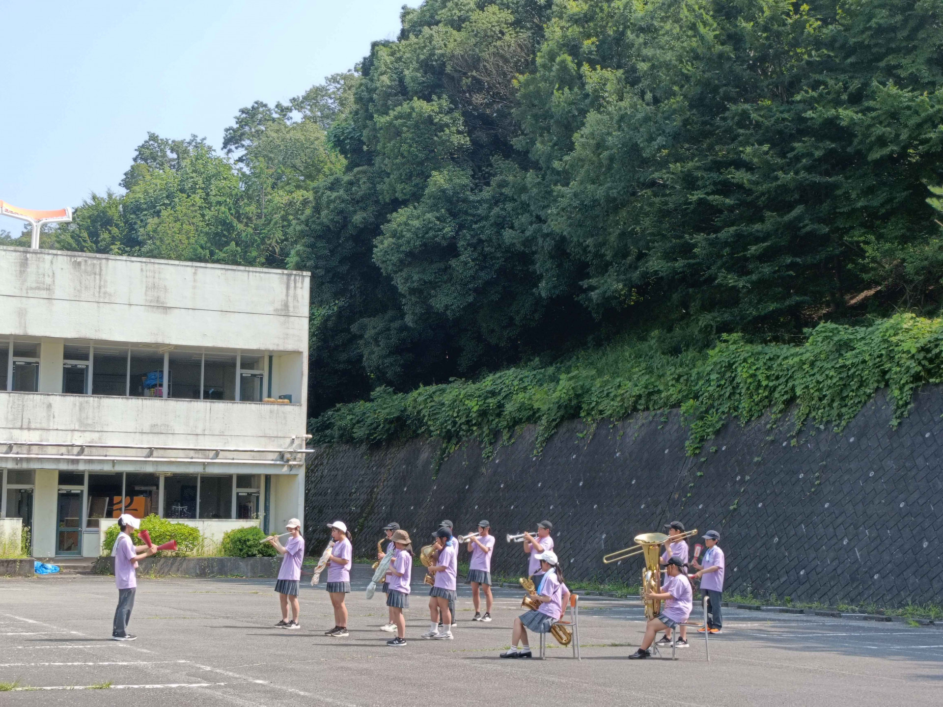 野球応援練習