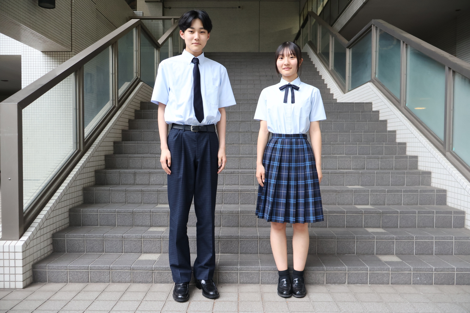 男女の夏服の写真