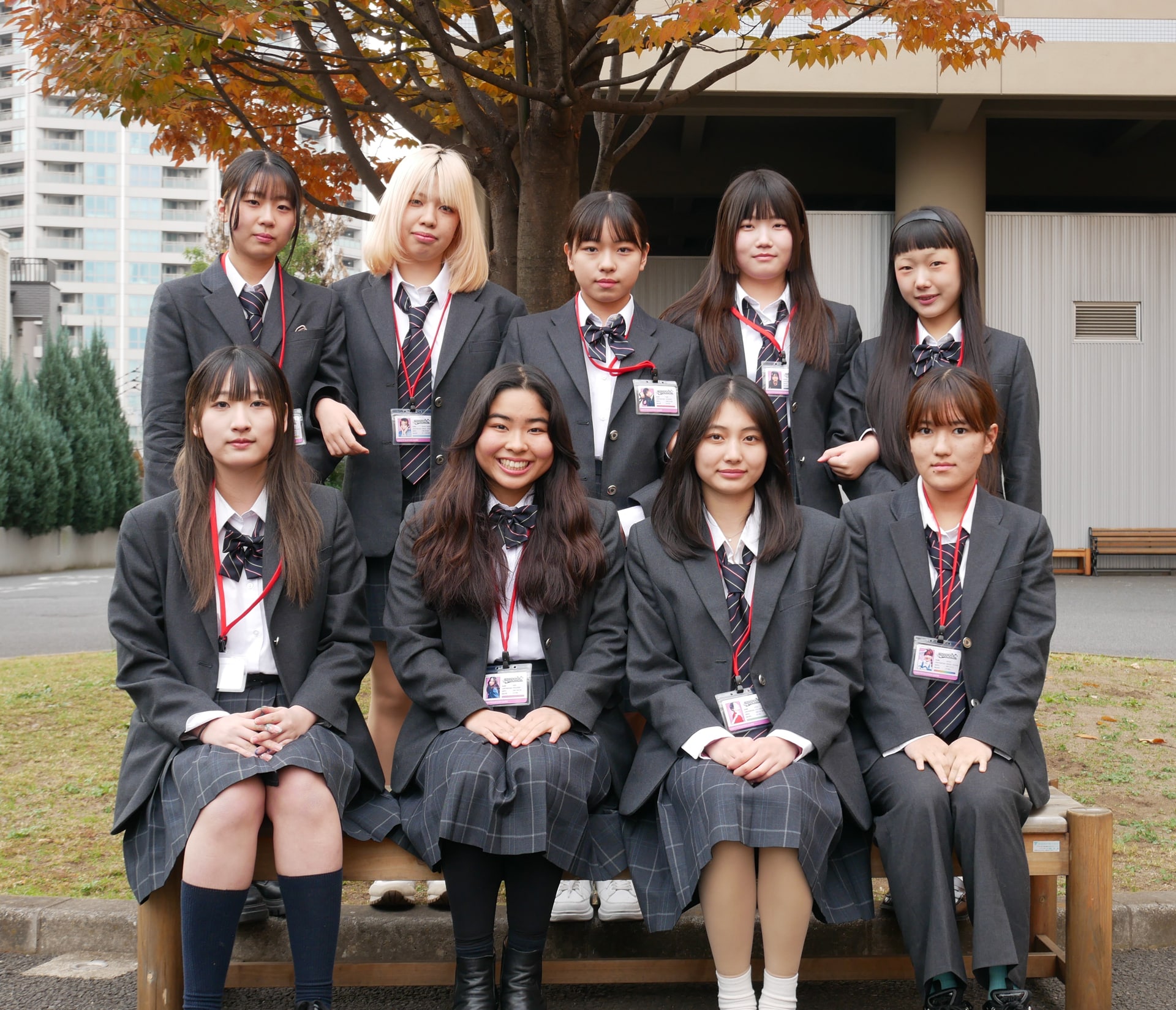 生徒会役員の写真