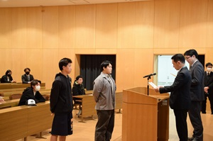 令和6年度 修了式_離任式