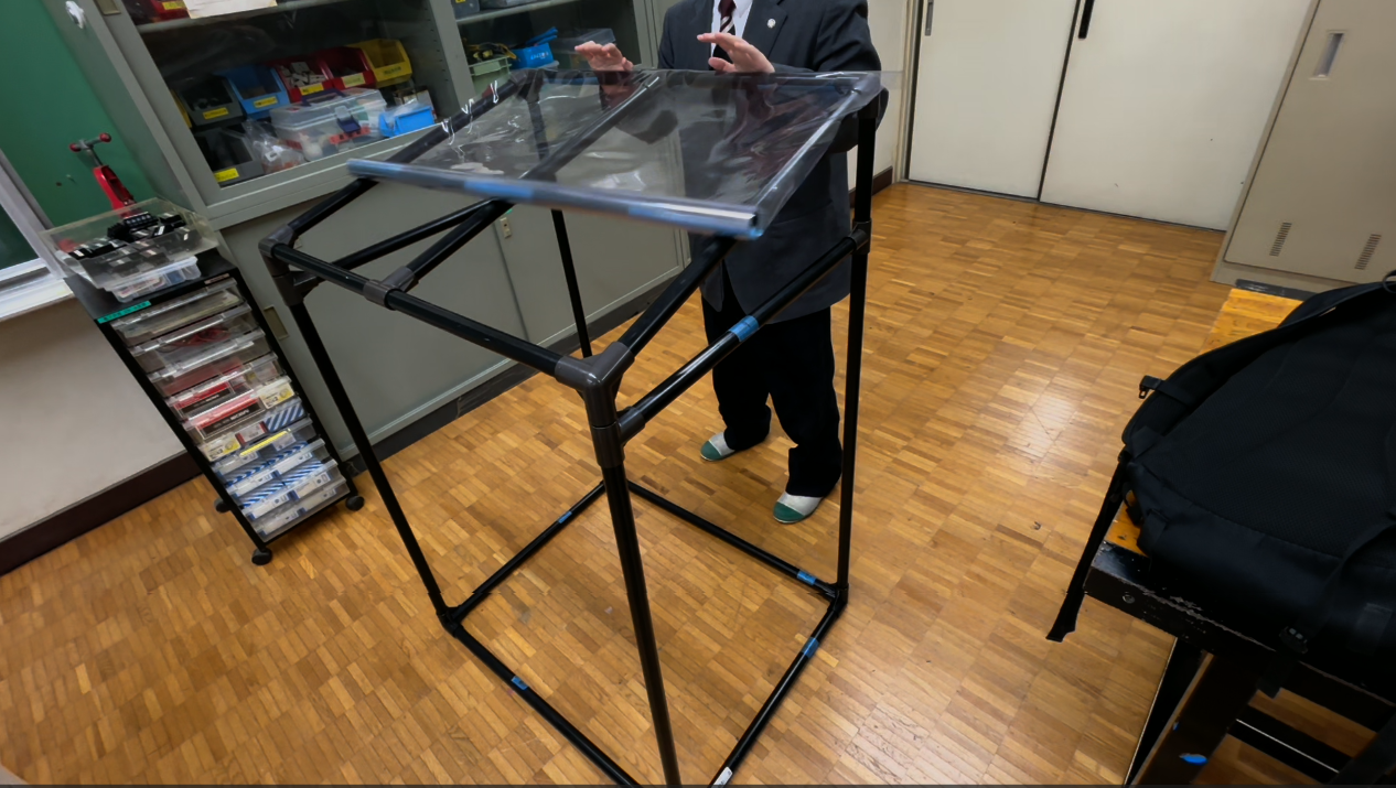 シート展開中