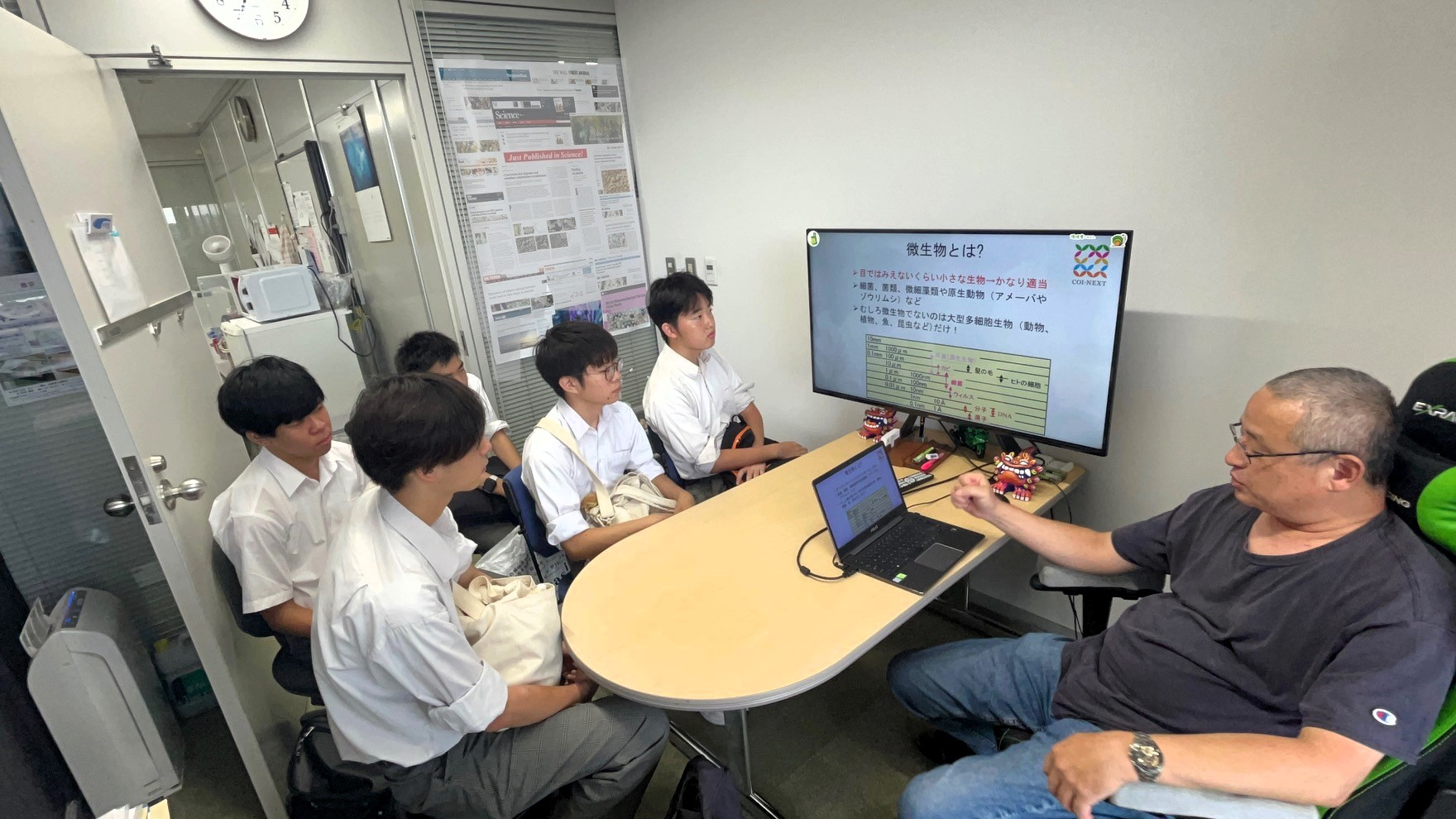 慶応大学訪問１