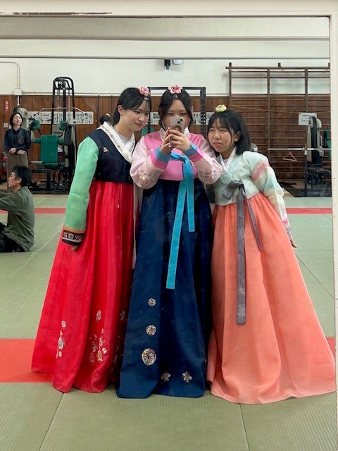 韓国語　韓服体験　杉並総合