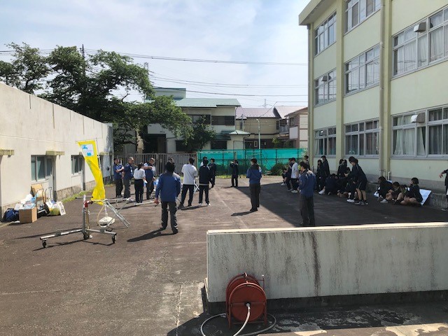 杉並総合高校　防災訓練　5