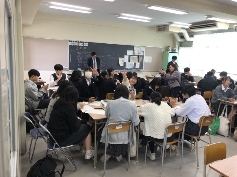 韓国　国際交流　杉並総合高校