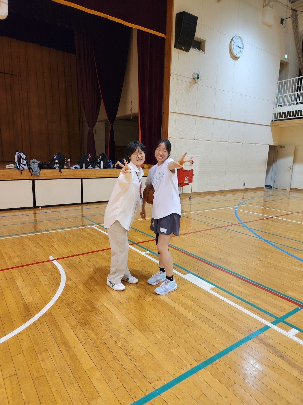 国際交流　杉並総合　女子バスケットボール2