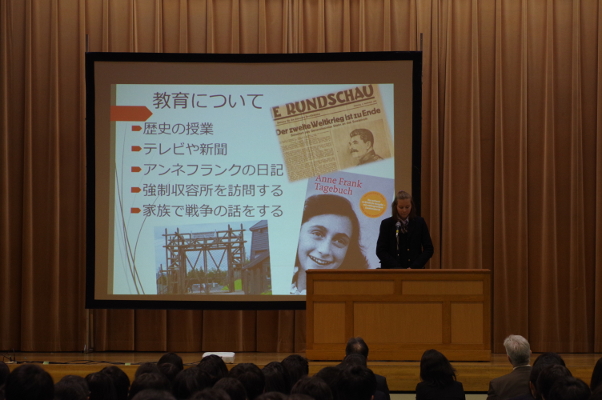 英語スピーチコンテスト 留学生の発表