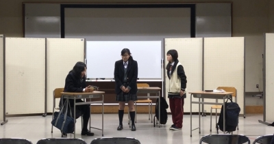 演劇部発表の様子