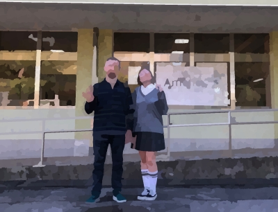 フランスからの留学生アメリさん