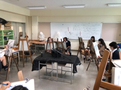 フランスからの留学生アメリさん