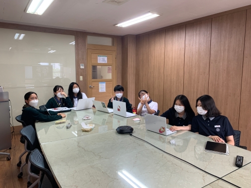 韓国姉妹校交流ミリン美林女子情報科学高校