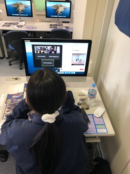 コロナ禍での韓国高校生と国際交流예림디자인고등학교