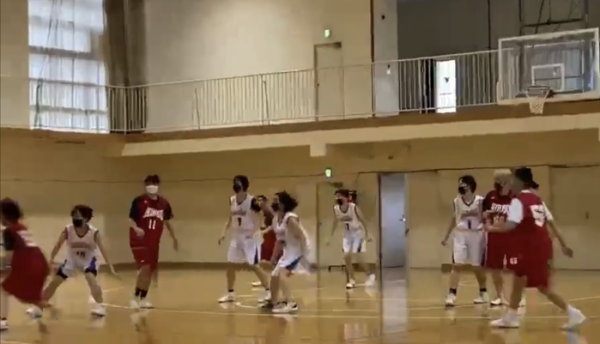 女子バスケットボール部　練習試合　杉並総合