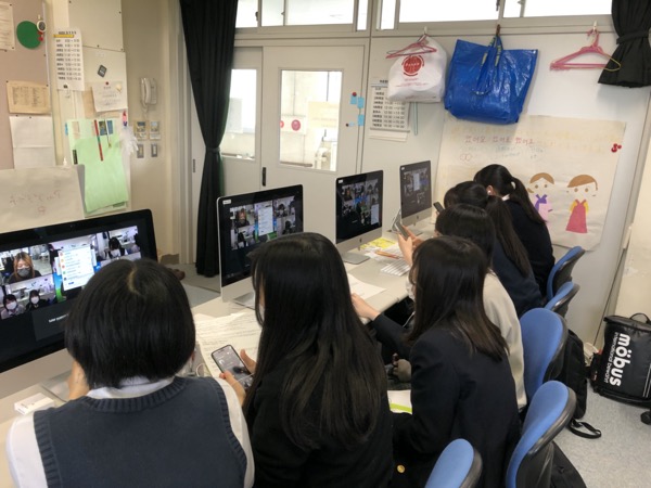 持続する韓国との高校生との国際交流です～杉並総合高校～