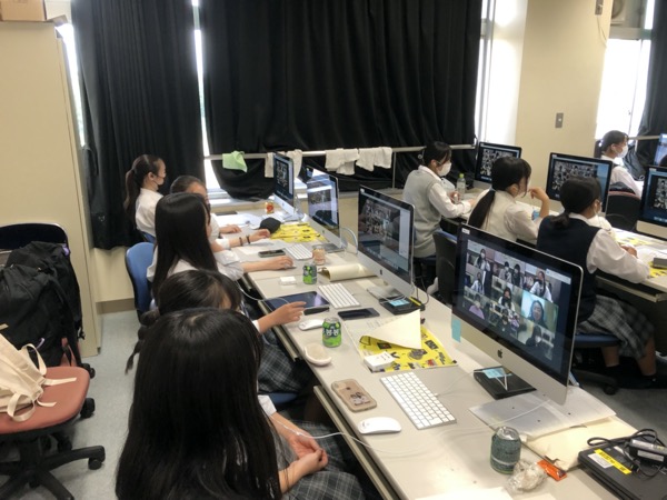 杉並総合 韓国高校生との国際交流