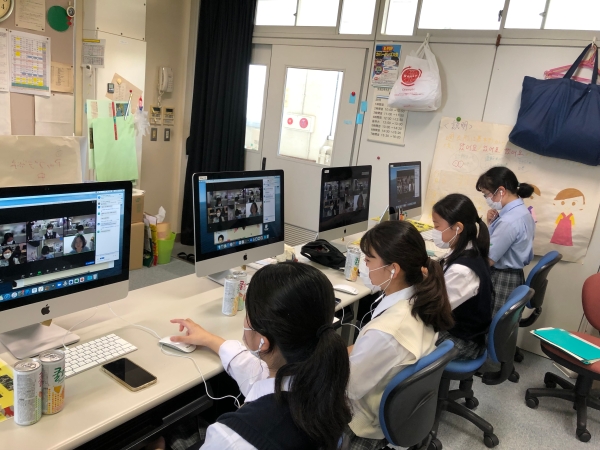 持続する国際交流　韓国高校生と交流