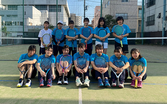 11女子硬式テニス部