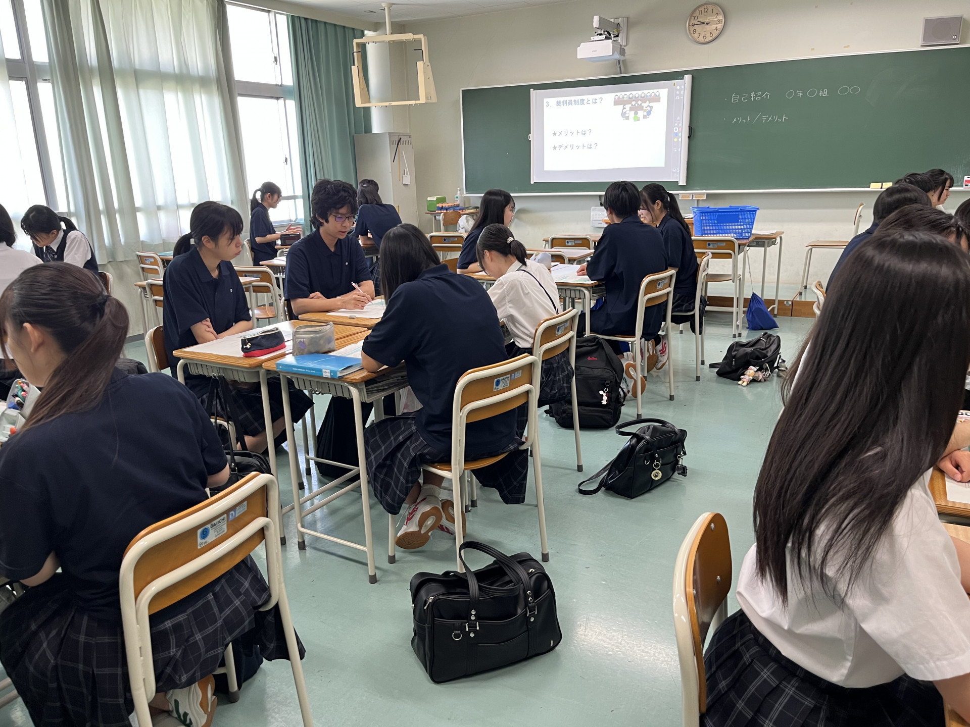 1日目事前学習の様子