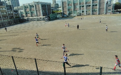 サッカー部練習風景