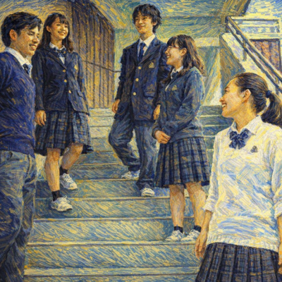 制服ゴッホ風