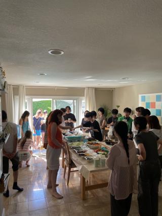 写真3 紫芳会OB宅訪問