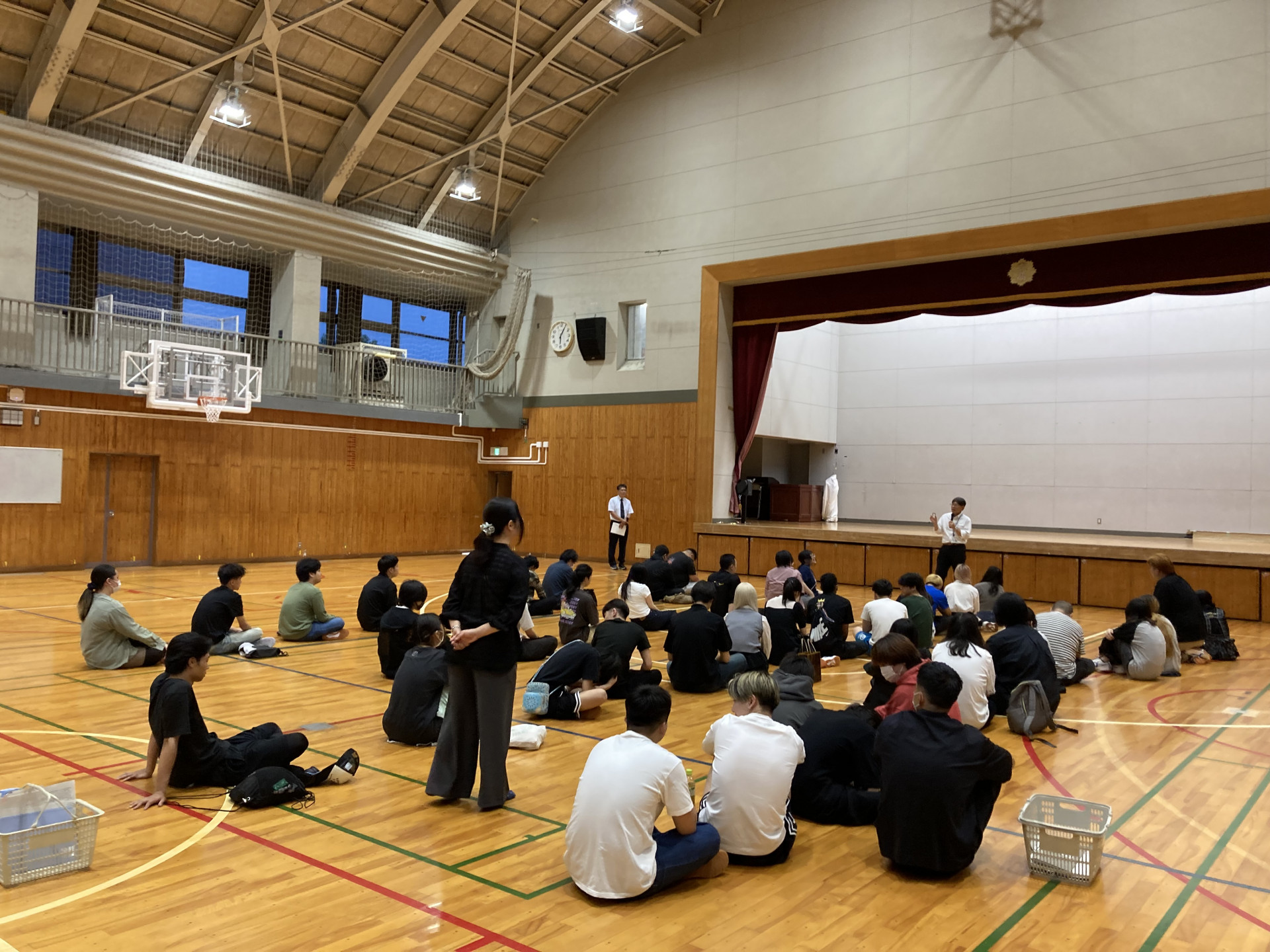９月１日始業式