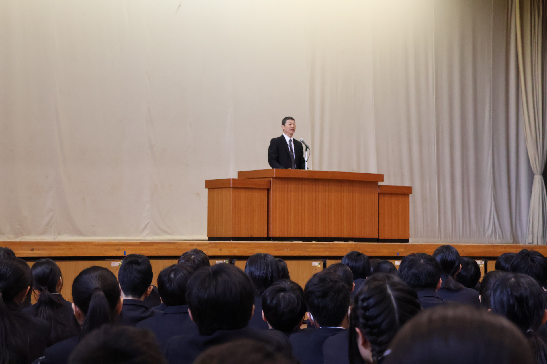 校長先生のお話