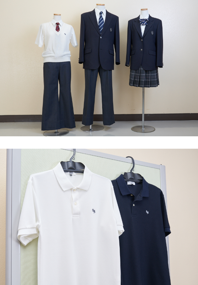 制服 校章 校歌 東京都立立川国際中等教育学校