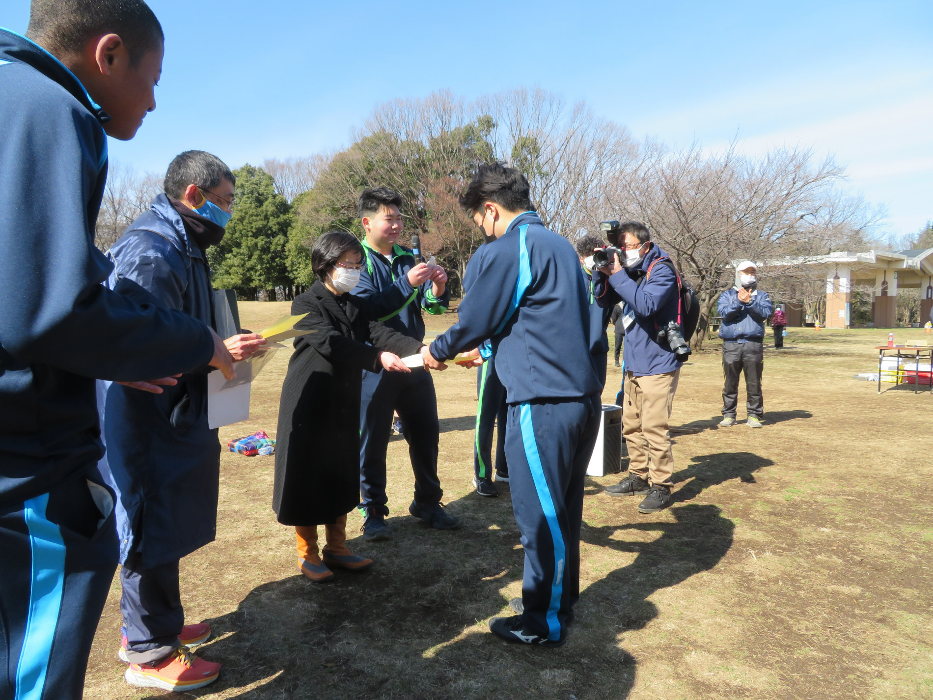 男子表彰