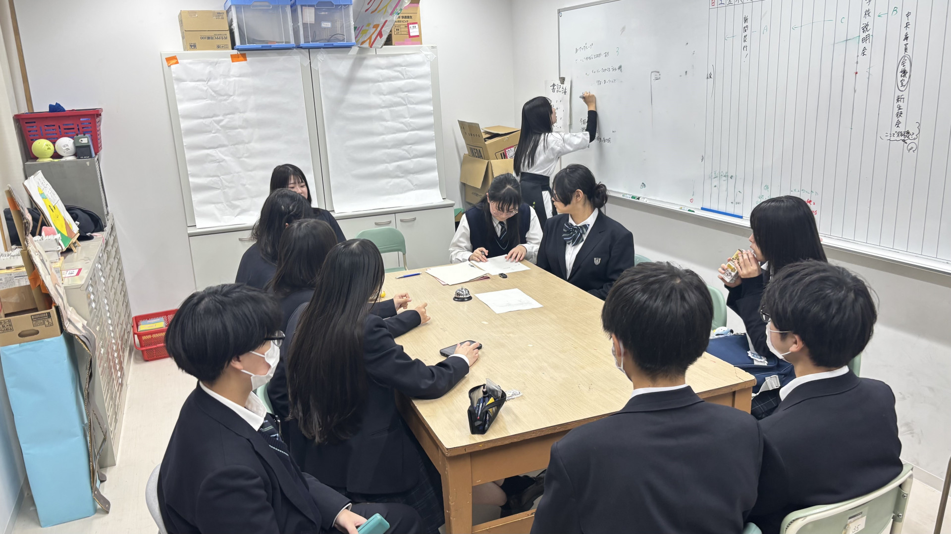 生徒会の写真