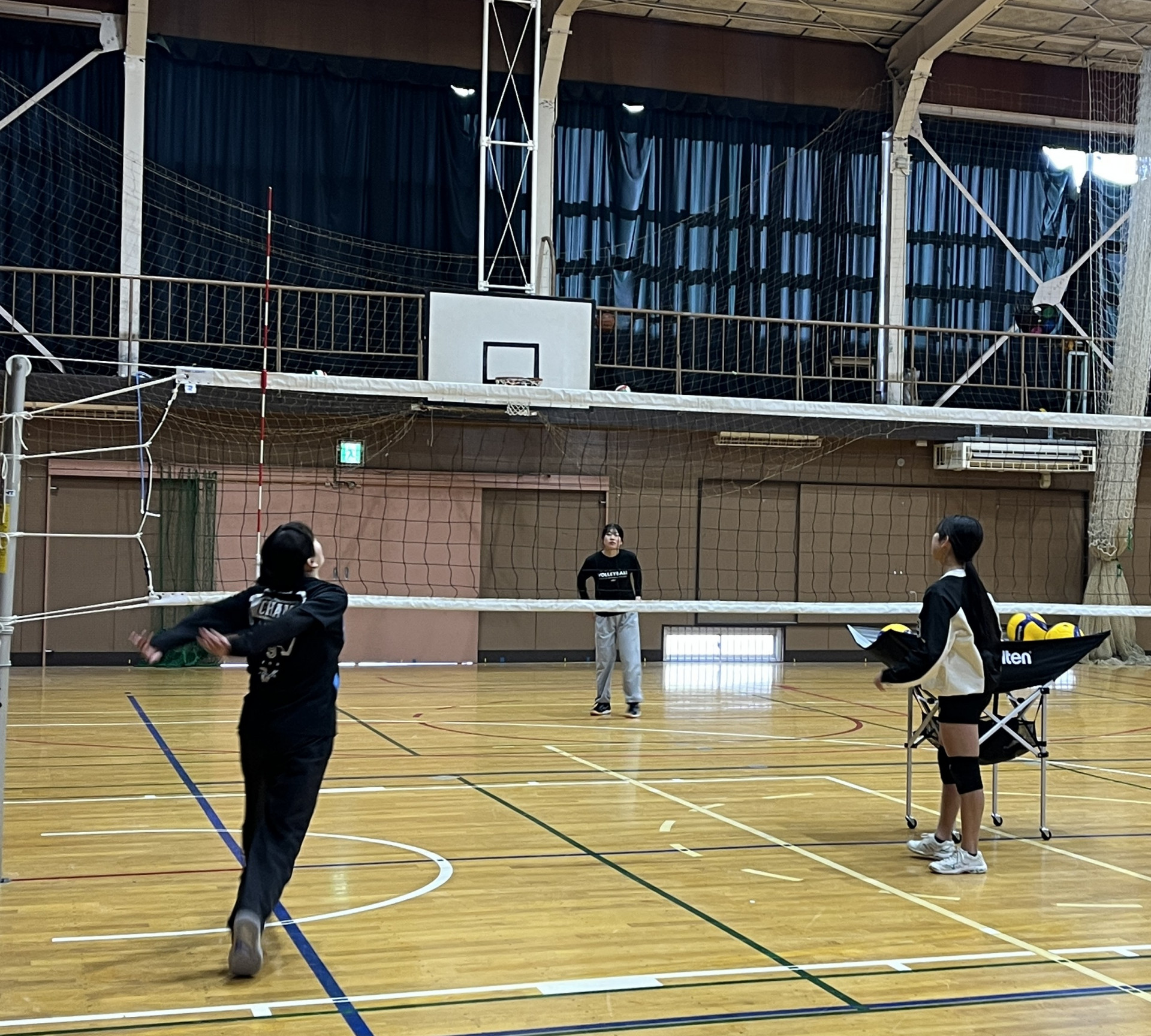 レフトアタック練習