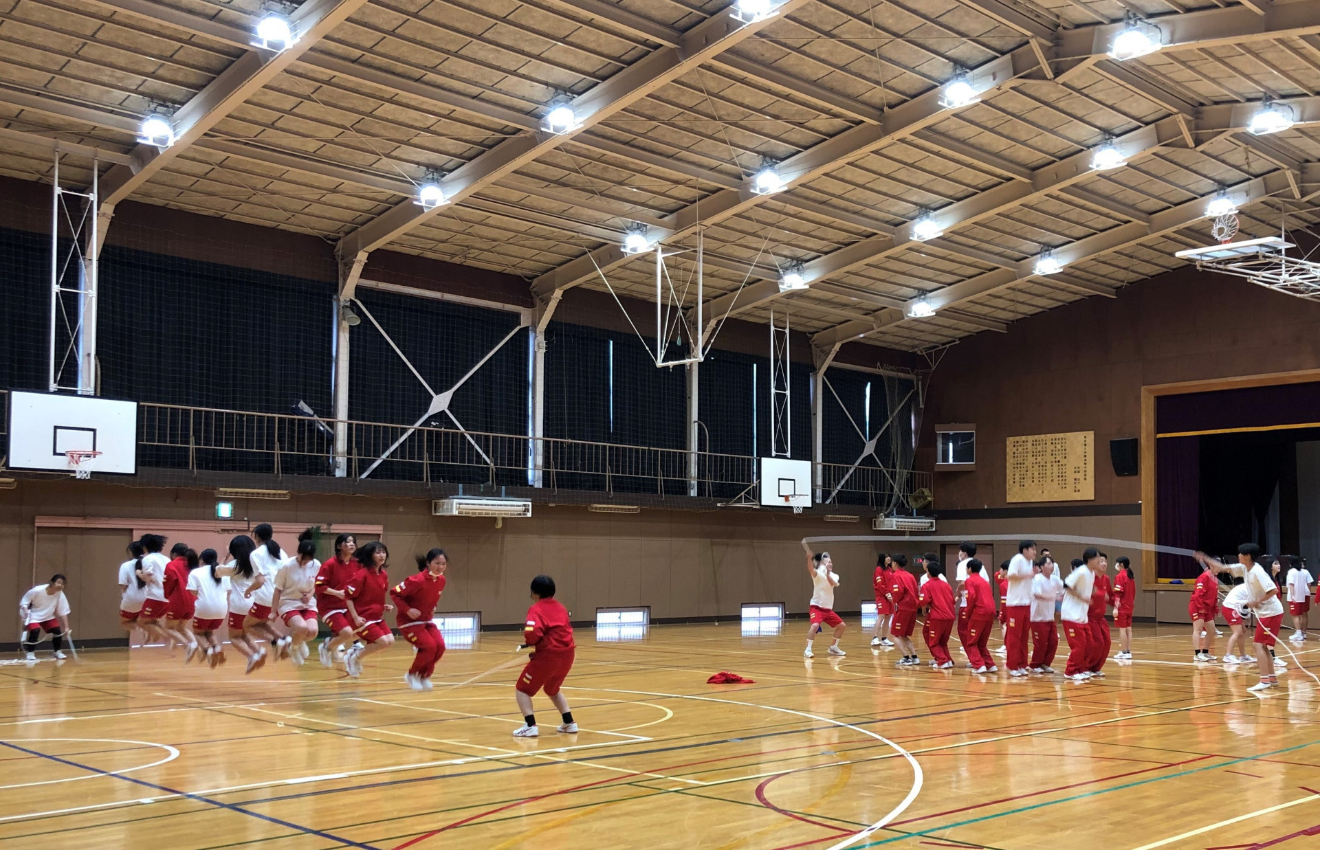 体育祭練習女子