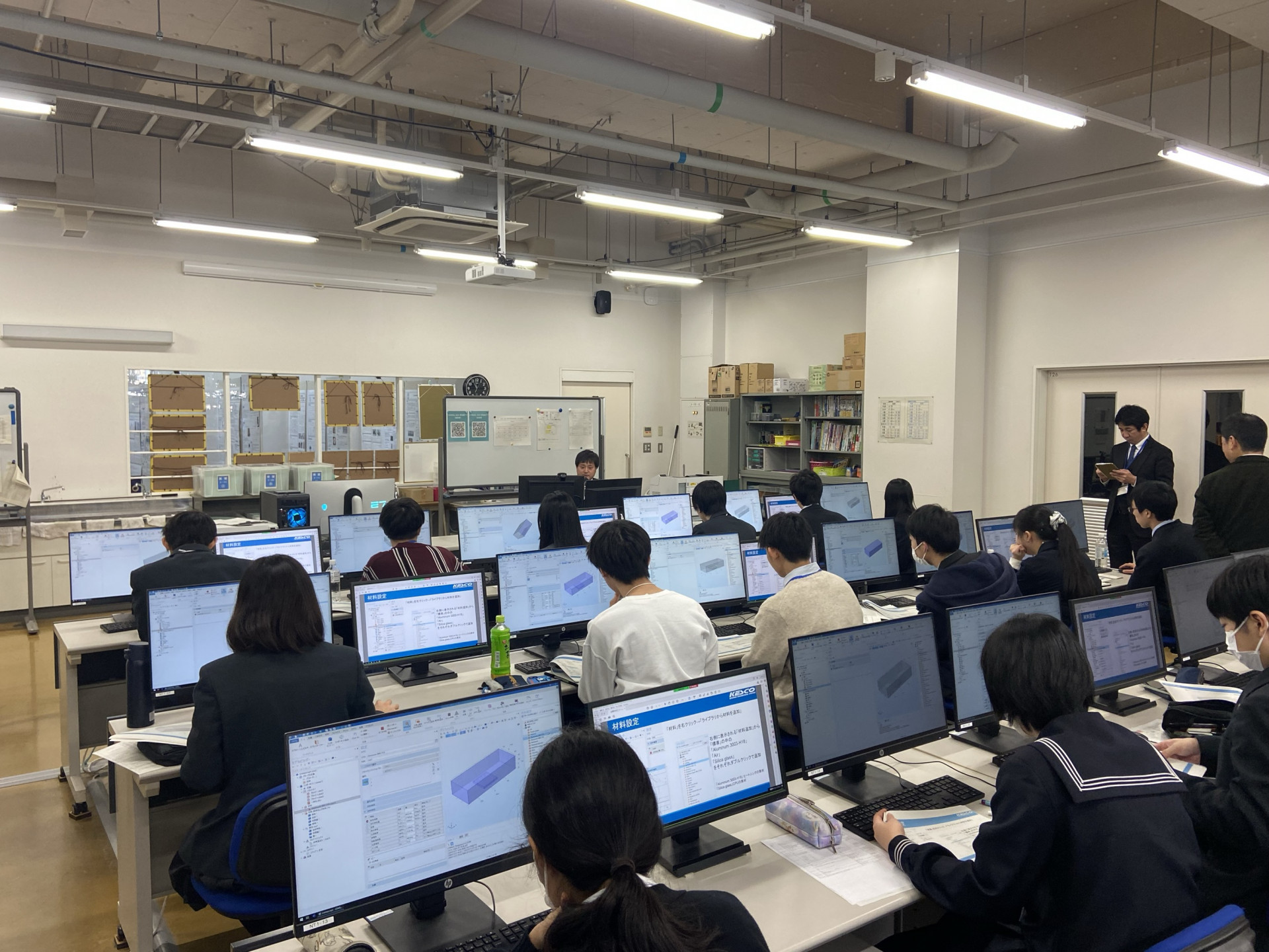 実習の様子①