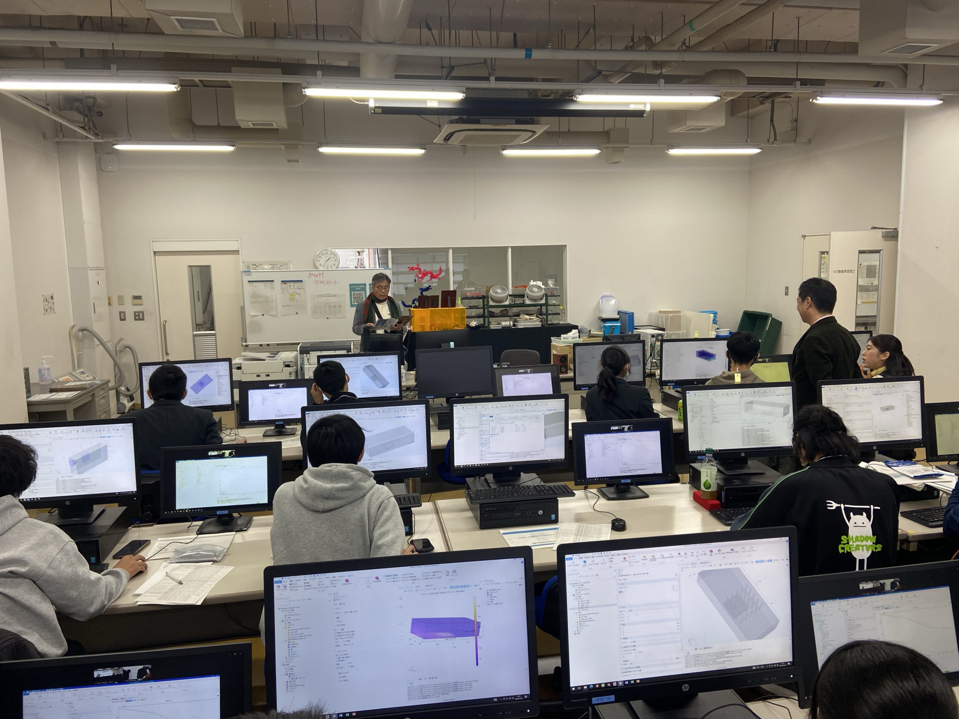 実習の様子②