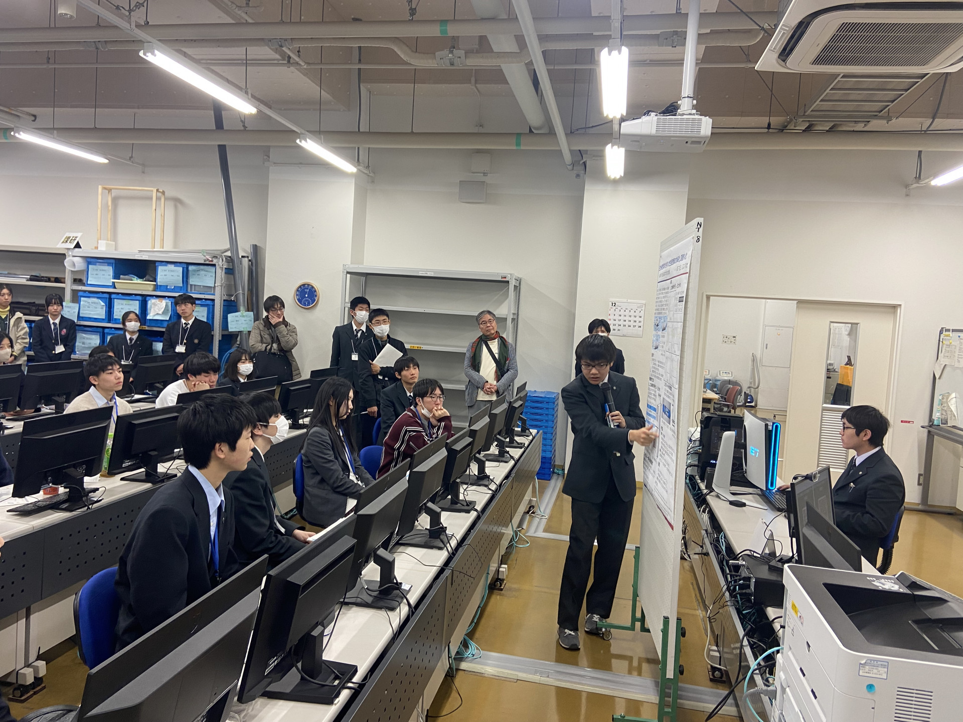 本校生徒のポスター発表②