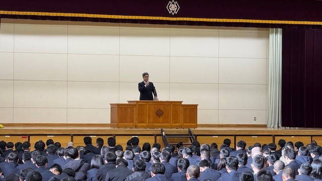 3学期始業式