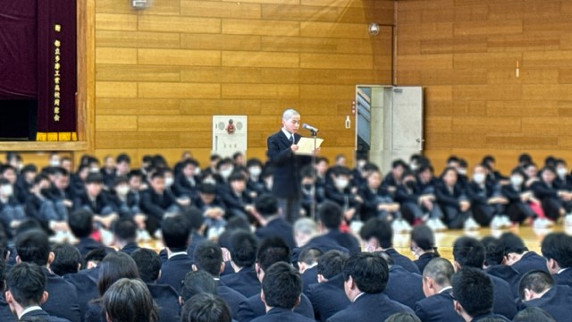 令和６年度対面式（新入生挨拶）