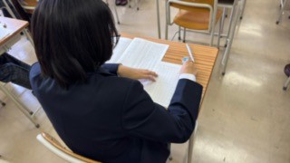 １学期中間考査（２）