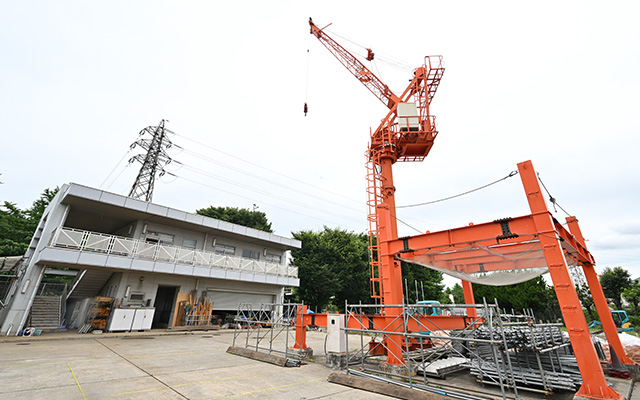 飛び地　建築科　タワークレーンの画像