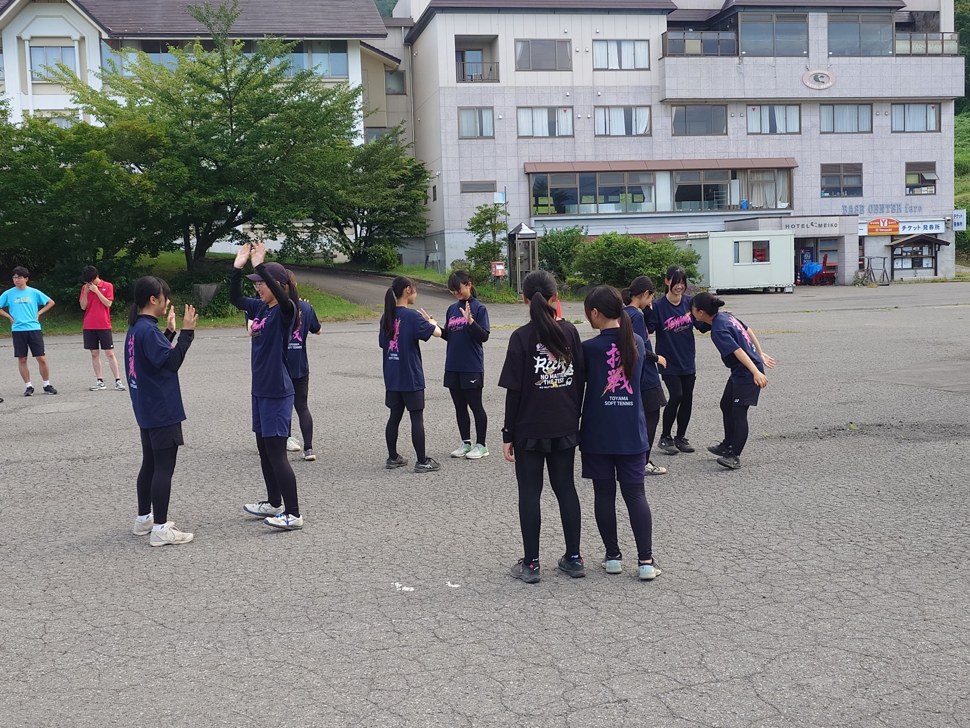 ソフトテニス合宿④