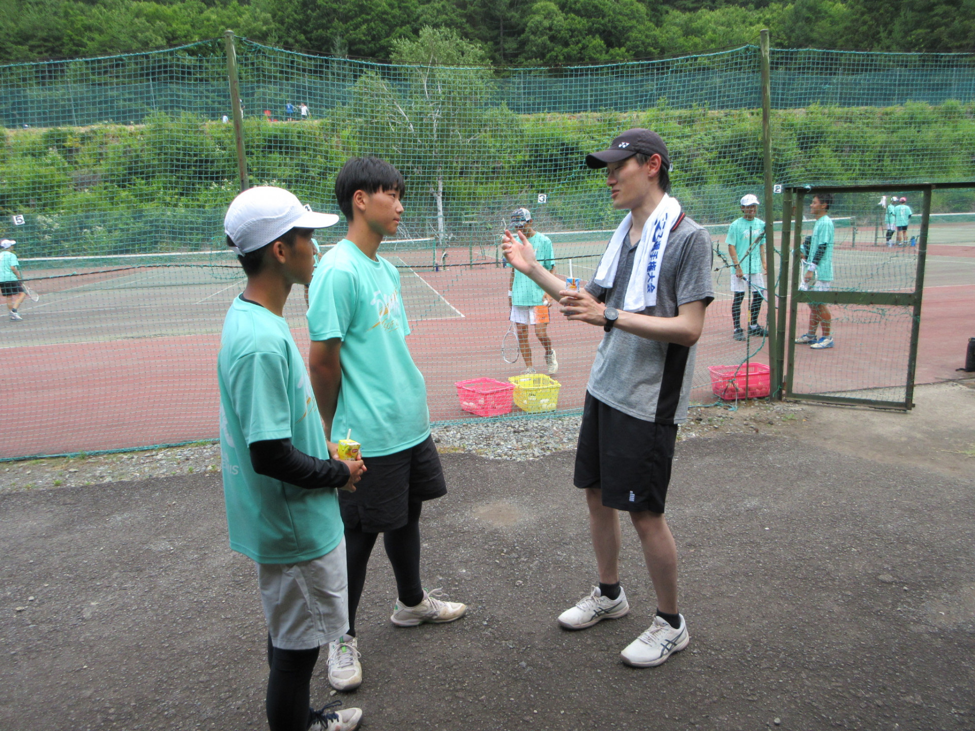 ソフトテニス合宿②