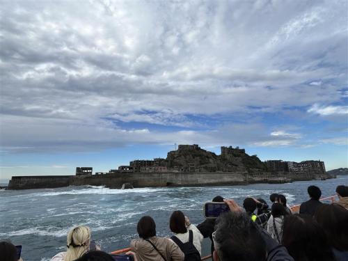 2日目軍艦島クルーズ１